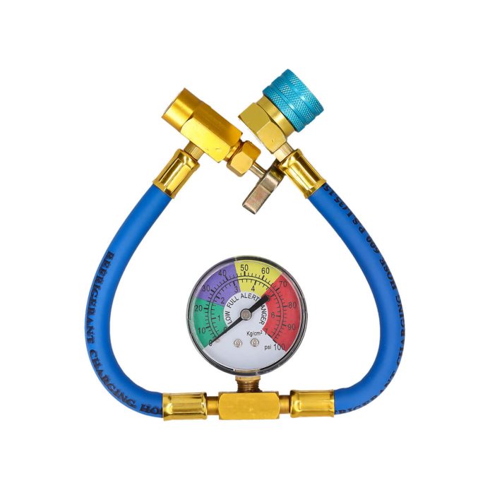 R1234yf Tubo e manometro (attacco bombola 1/2 Acme)