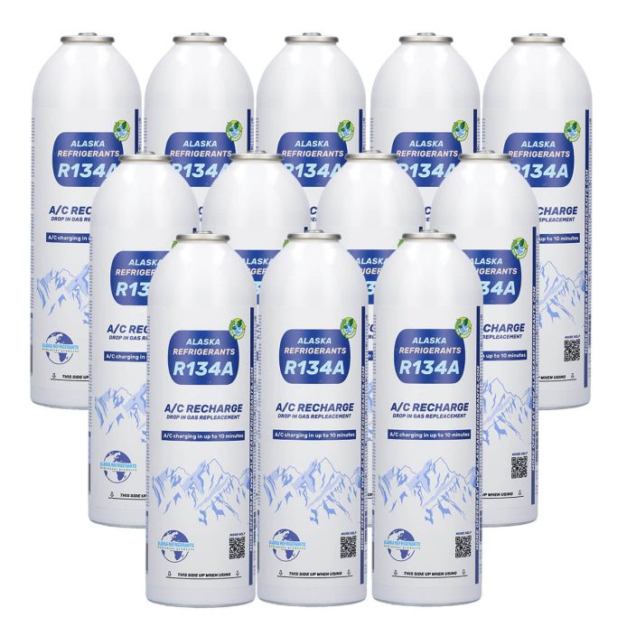 12 x refrigerante sostitutivo R134a per veicoli: confezione da 12 per officine