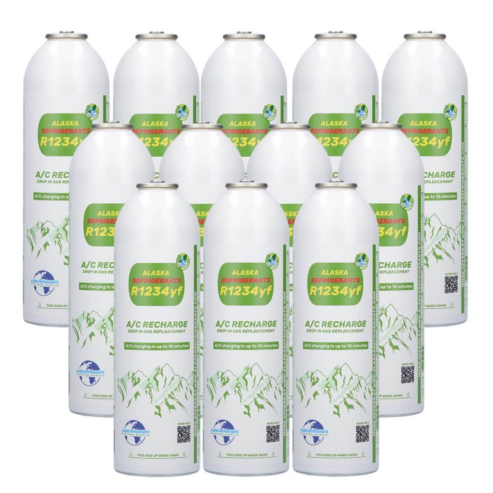 12 x refrigerante sostitutivo R1234yf per veicoli: confezione da 12 per officine