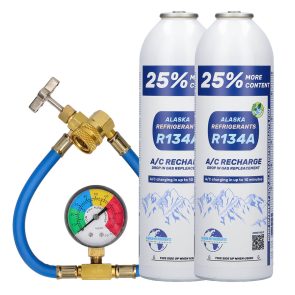 Kit doppio 25% - refrigerante R134a, tubo e manometro