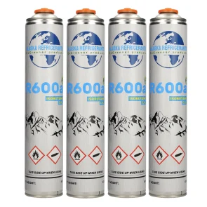 4 x Alaska Refrigerants R600a Isobutano – 420g