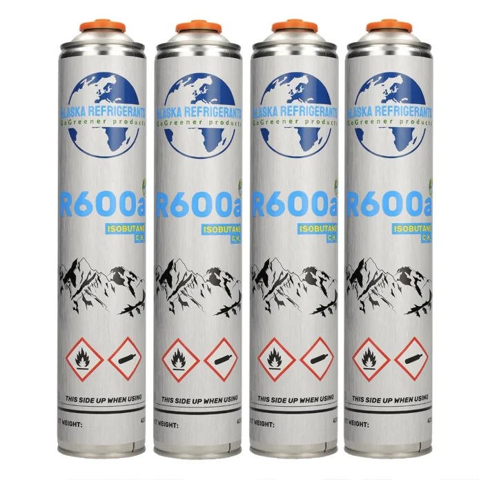 4 x Alaska Refrigerants R600a Isobutano – 420g